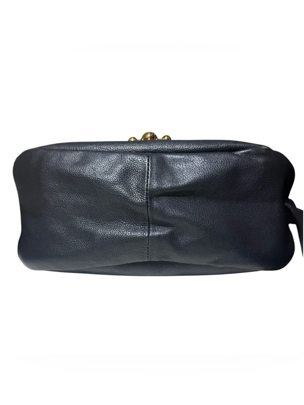 Chloe Black Leather Neo Folk Elsie Crossbody Bag